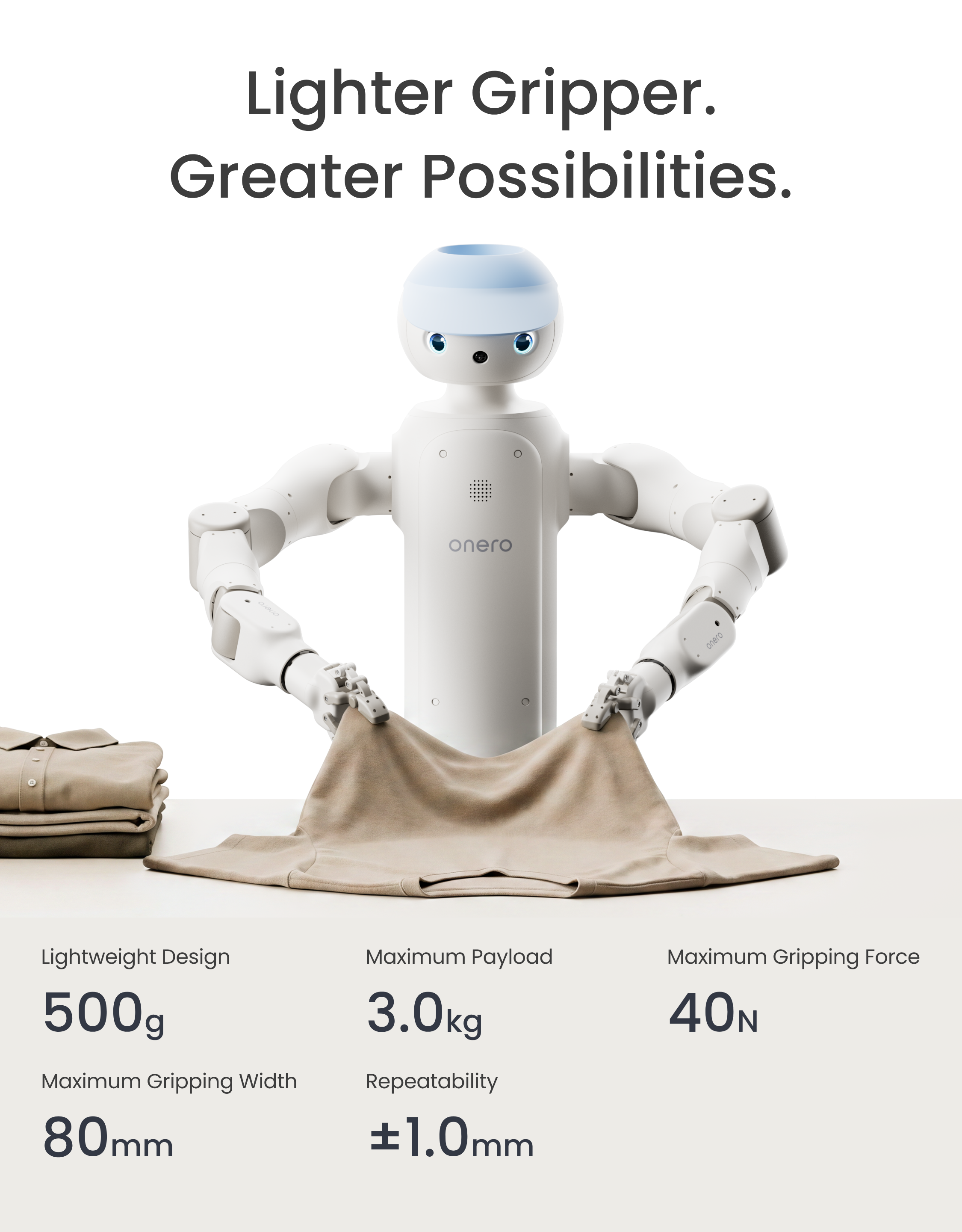 Lightweight Intelligent Gripper